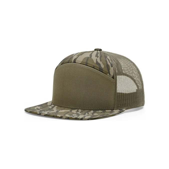 Richardson 168P Printed Seven-Panel Trucker Cap | Wholesale Camo Headwear